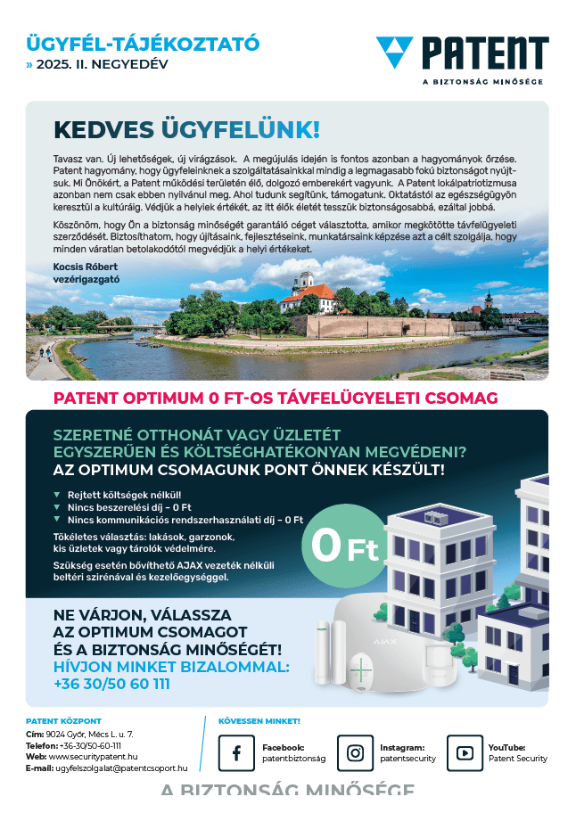 Patent hírlevél 2025. 2. n.év